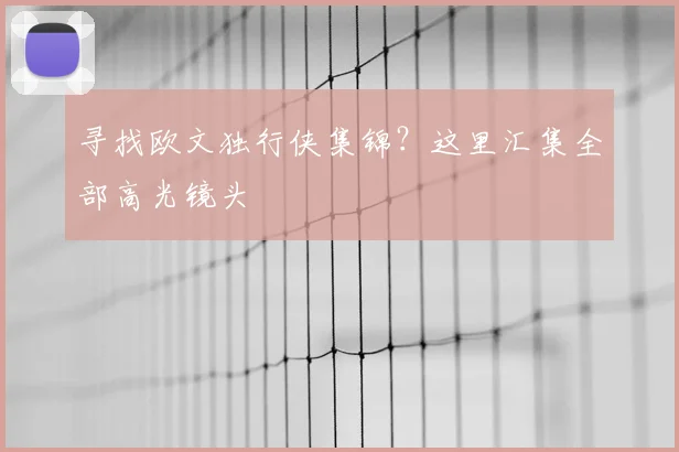 寻找欧文独行侠集锦？这里汇集全部高光镜头